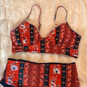 Reversible highwaisted bathing suit